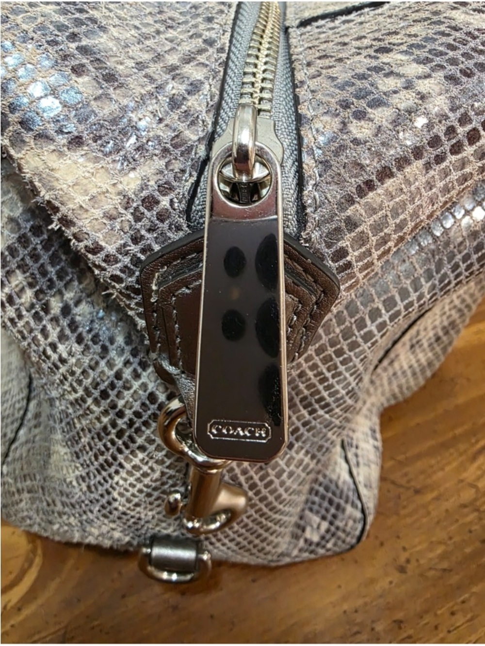 Coach Campbel Izzi Exotic Python Embossed - Picture 8 of 9